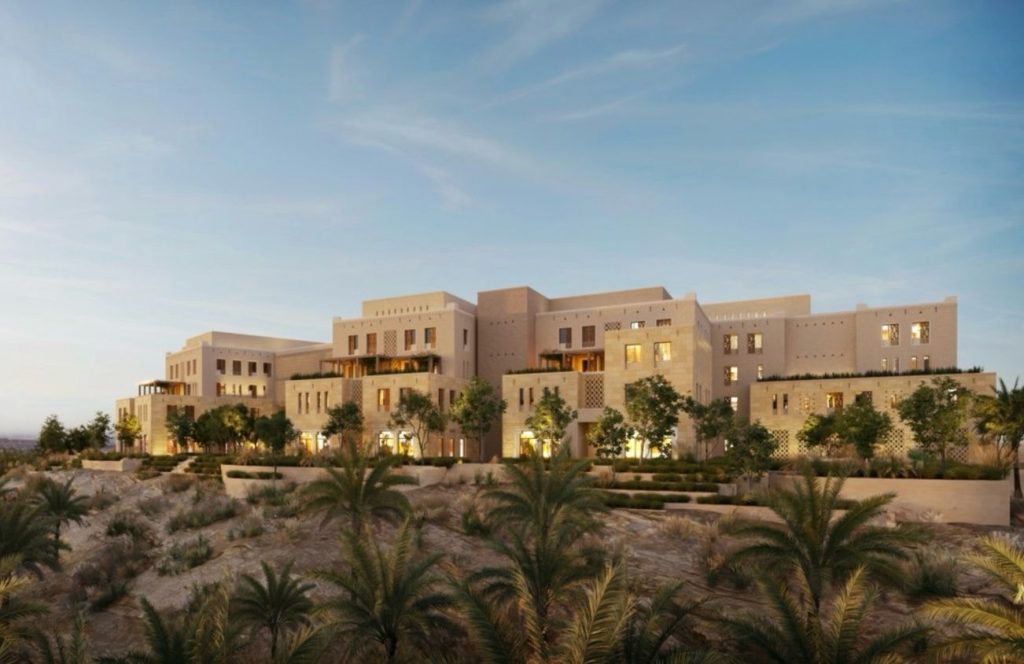 Diriyah commercial and creative landscape of The City of Earth