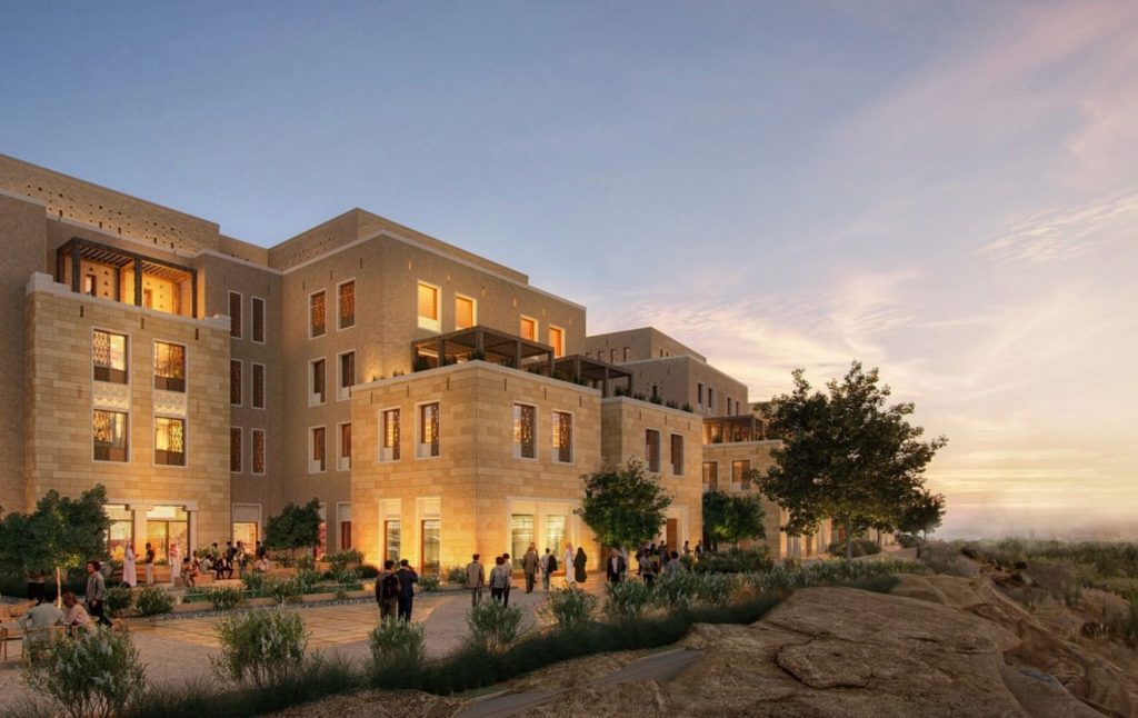 Diriyah commercial and creative landscape of The City of Earth