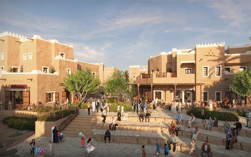 Diriyah commercial and creative landscape of The City of Earth